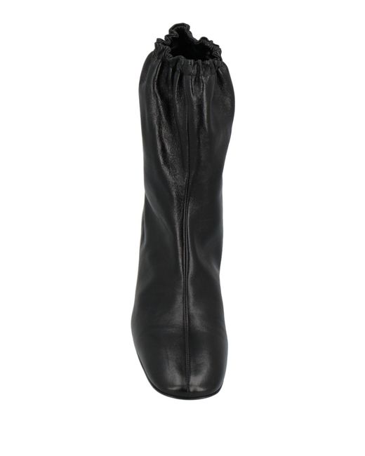Jil Sander Black Ankle Boots