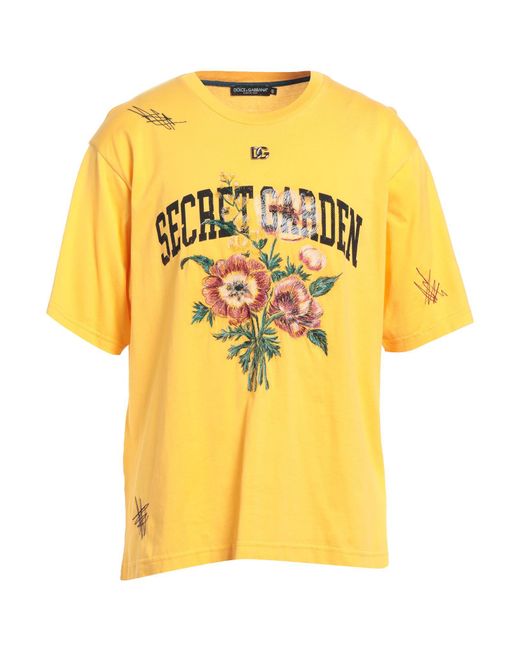 Dolce & Gabbana T-shirts in Yellow für Herren