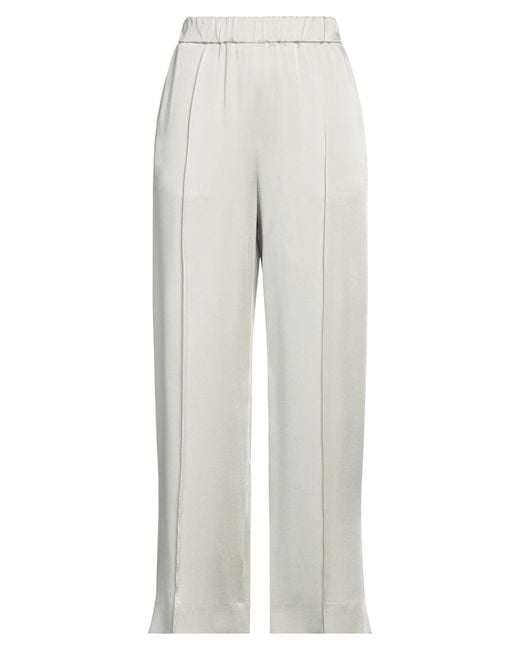 Jil Sander White Pants Acetate, Viscose
