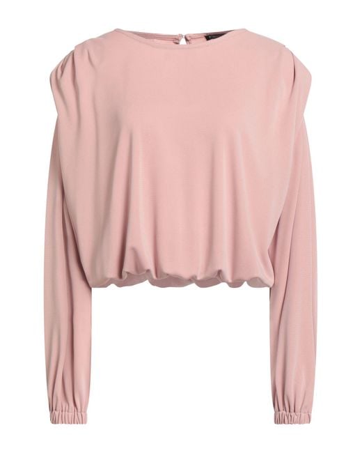 Cristinaeffe Pink Blush Top Polyester, Elastane