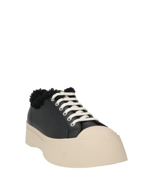 Marni Black Sneakers Leather