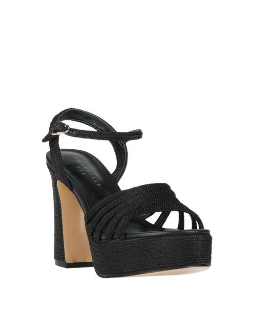 Emanuélle Vee Black Sandals