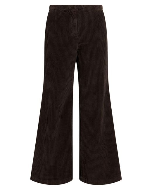 Maliparmi Black Dark Pants Cotton, Elastane