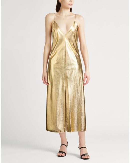 Forte_forte Metallic Midi Dresses