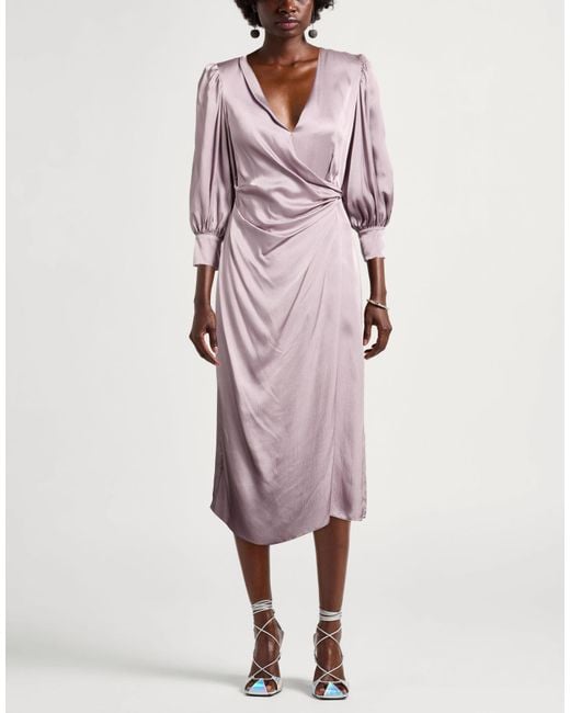 Department 5 Pink Midi Dress