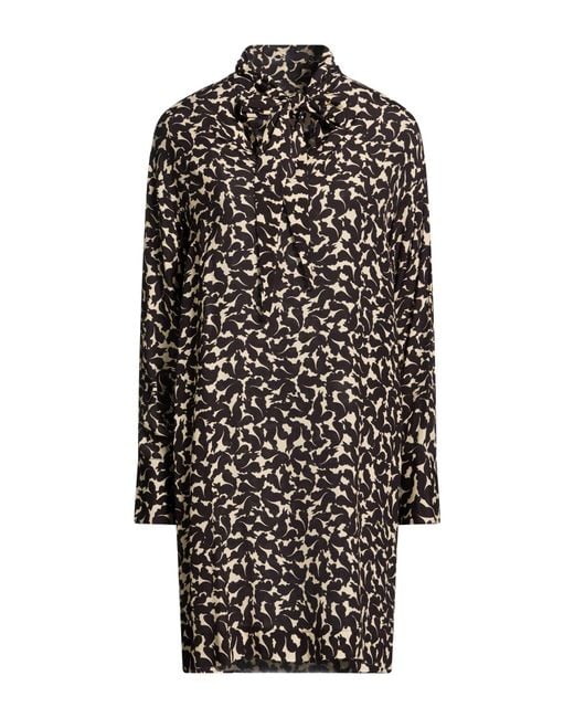 Ottod'Ame Black Caring Mini Dress Viscose