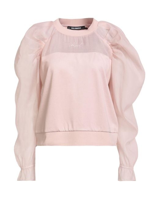 Karl Lagerfeld Pink Top