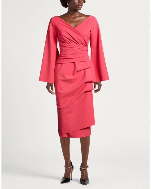 La Petite Robe Di Chiara Boni Red Midi Dress