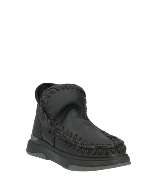 Mou Black Ankle Boots for men