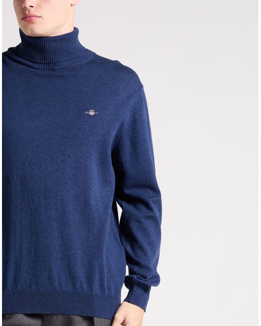 Gant Rollkragenpullover in Blue für Herren