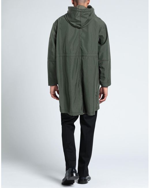 Emporio Armani Green Overcoat & Trench Coat for men