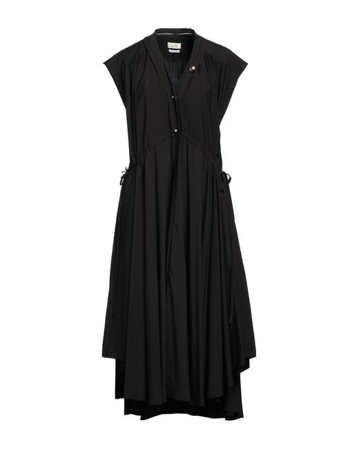 Quira Black Midi Dress