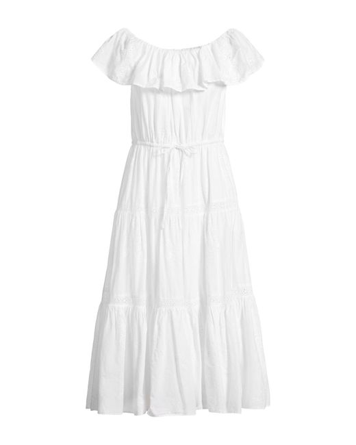 Ralph Lauren White Midi Dress