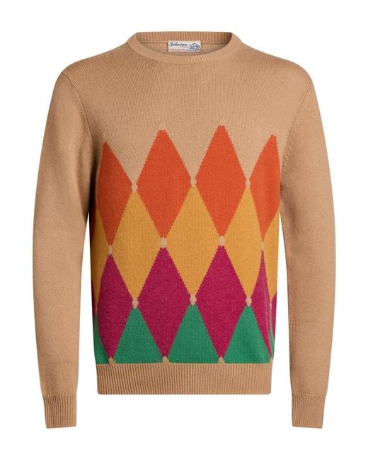 Ballantyne Natural Sweater Cashmere for men