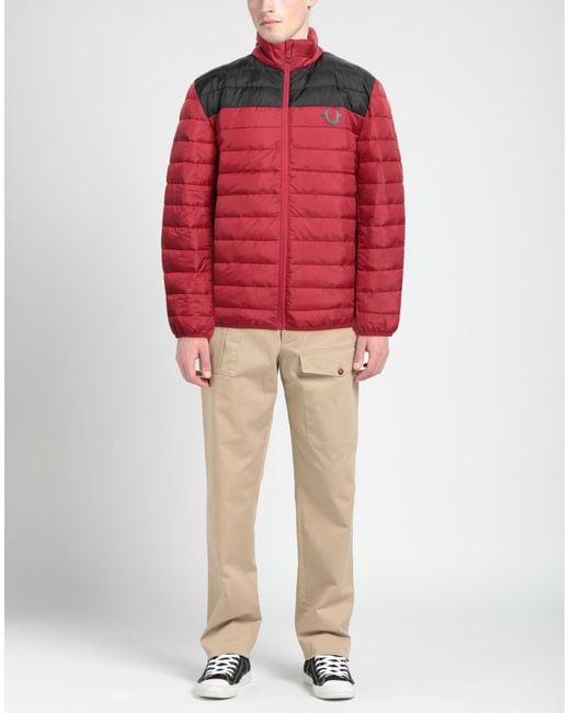 True Religion Red Puffer for men