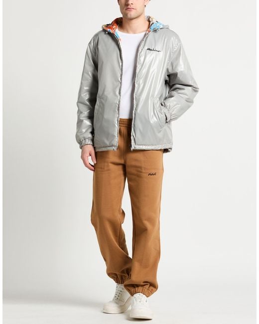 Moschino Gray Jacket Polyester, Polyurethane Resin for men