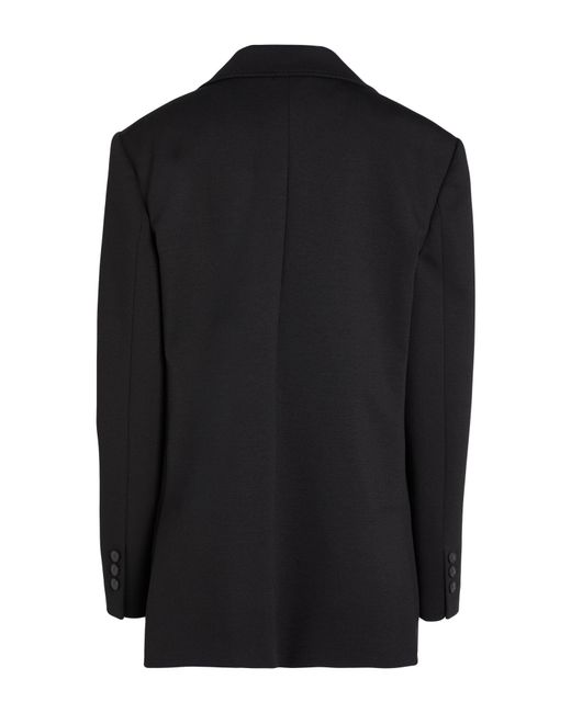 Alberta Ferretti Black Blazer Viscose, Polyamide, Elastane