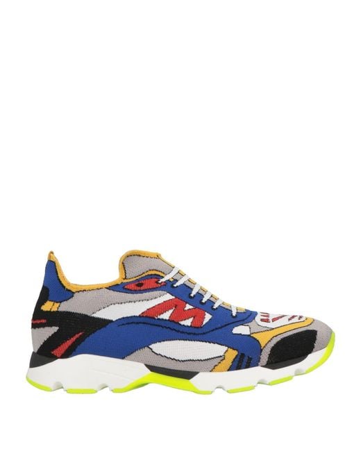 Marni Blue Sneakers Textile Fibers for men