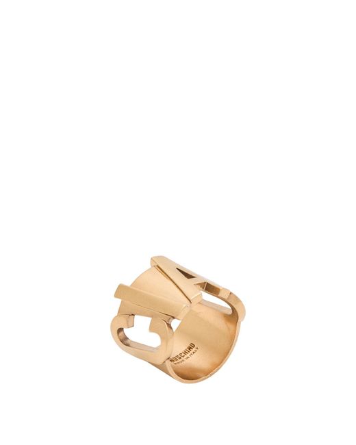 Moschino Metallic Ring Metal