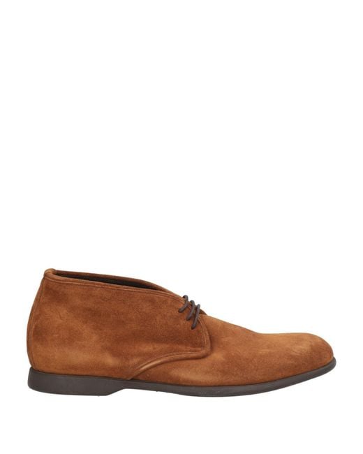 Pantanetti Brown Ankle Boots for men