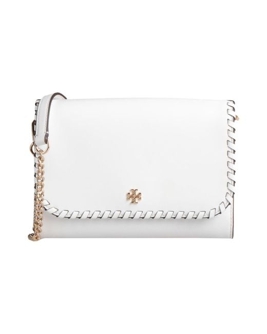 Tory Burch White Cross-Body Bags
