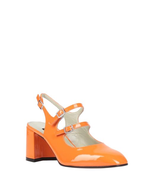 CAREL PARIS Orange Pumps