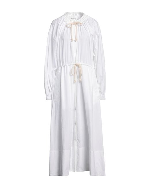 Jil Sander White Maxi Dress