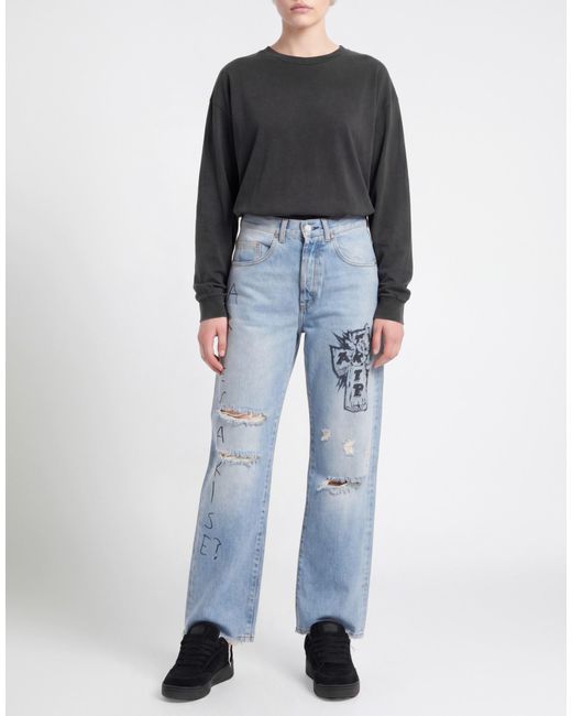 Aries Blue Jeans Cotton