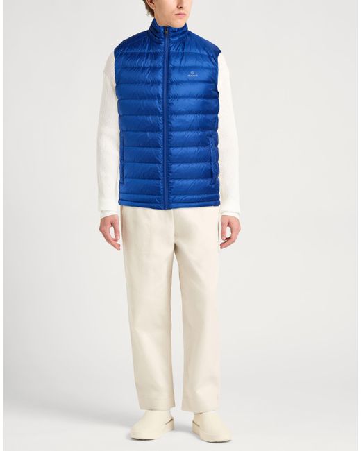 Gant Blue Gilet for men