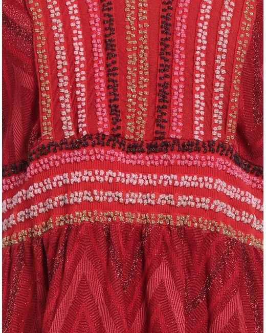M Missoni Red Mini-Kleid