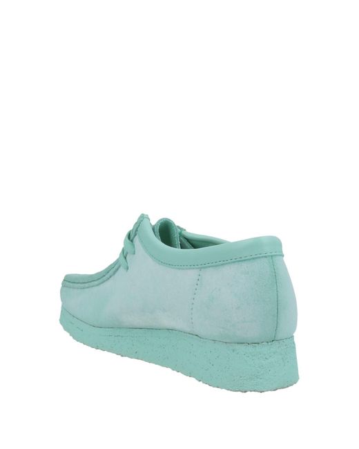 Clarks Suede Lace-up Shoes in Turquoise (Blue) - Lyst
