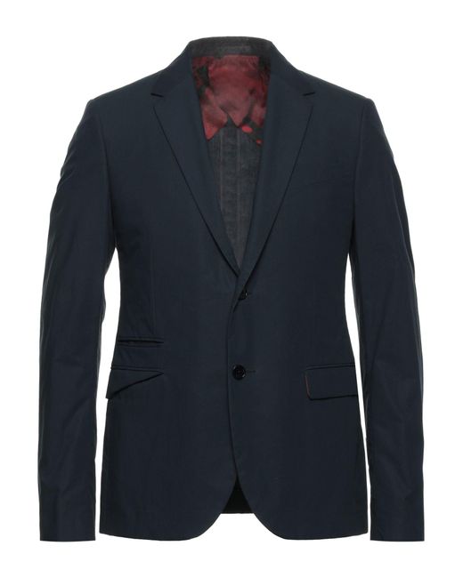 Valentino Suit Jacket in Dark Blue (Blue) for Men | Lyst