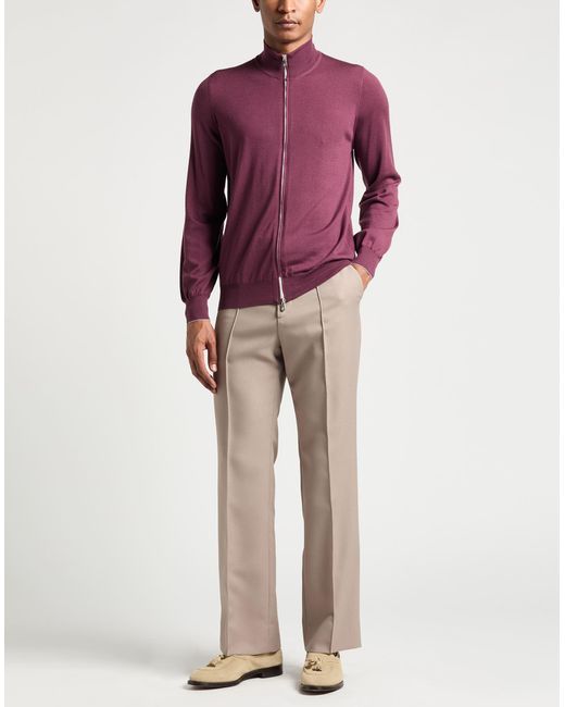 Brunello Cucinelli Purple Cardigan for men
