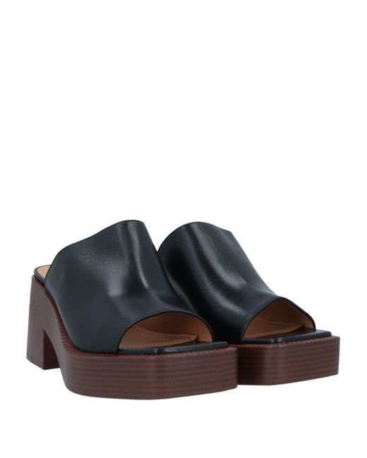 Tod's Brown Leather Mules