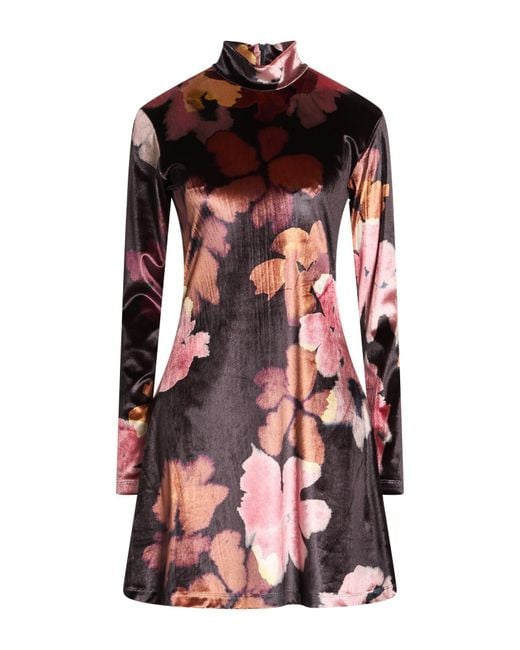 Paul Smith Red Mini Dress Polyamide, Elastane