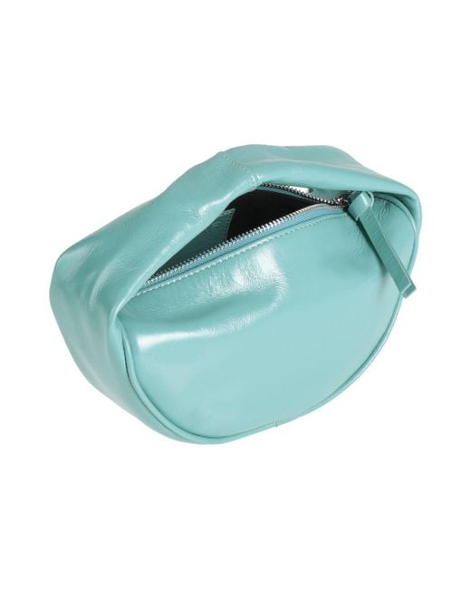 By Far Blue Handbag Lambskin