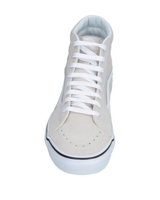 light grey high top vans