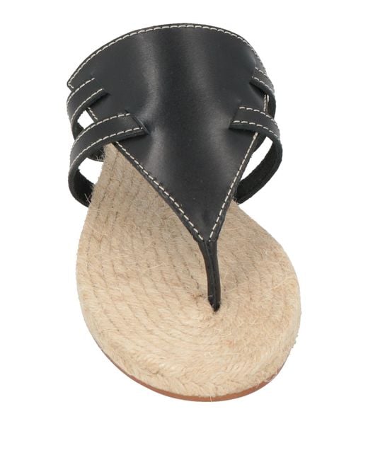 Castaner Black Espadrilles Leather