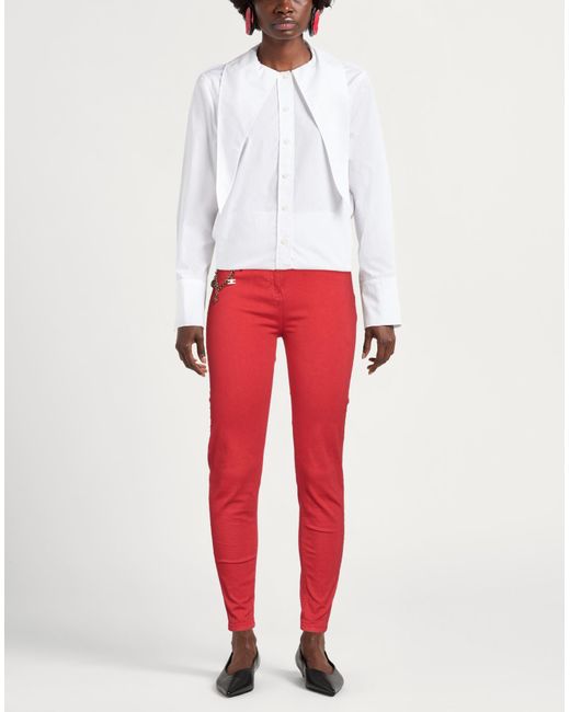 Elisabetta Franchi Red Jeans