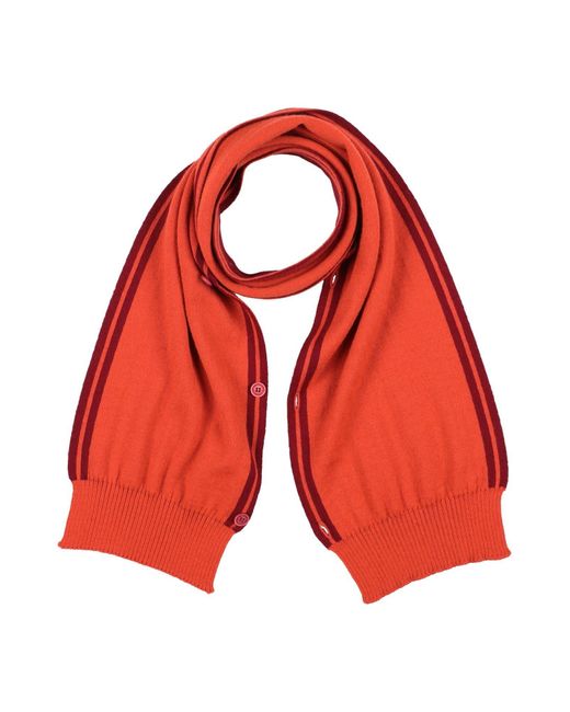 Harmont & Blaine Red Scarf Wool, Viscose for men