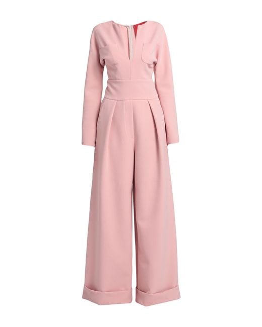 Co.Go Pink Jumpsuit Recycled Polyester, Elastane
