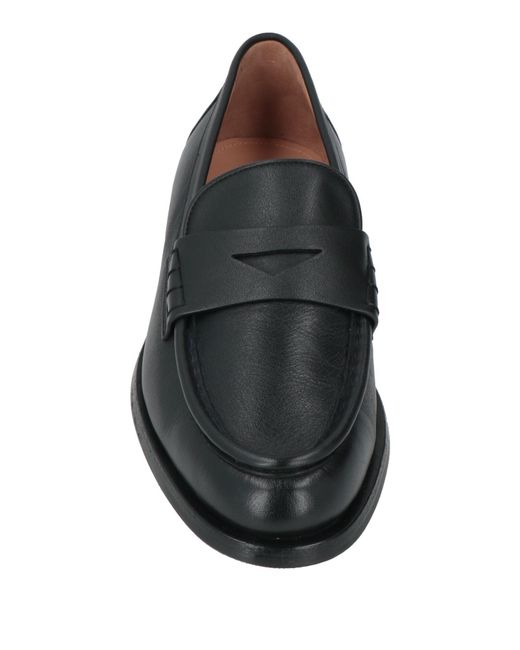 Santoni Black Loafer