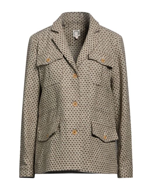 Ines De La Fressange Paris Gray Jacket Wool