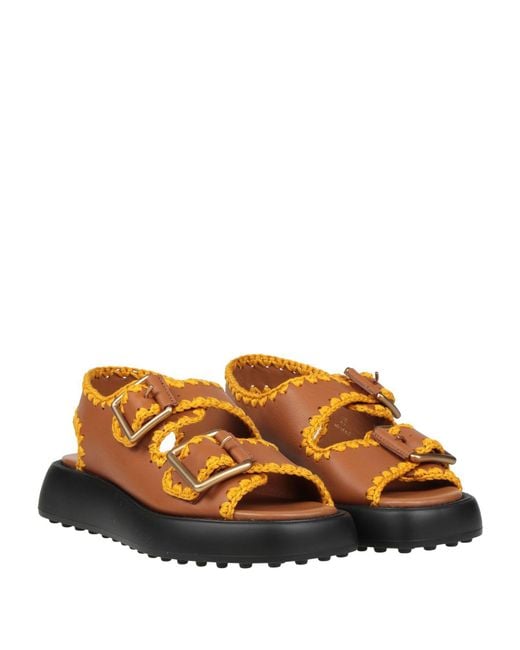 Tod's Brown Sandals