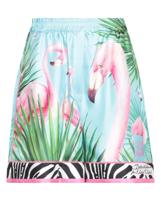 Dolce & Gabbana Green Shorts & Bermuda Shorts
