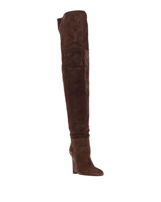 Paris Texas Brown Dark Boot Calfskin