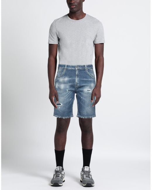 Shorts Jeans di Dondup in Blue da Uomo