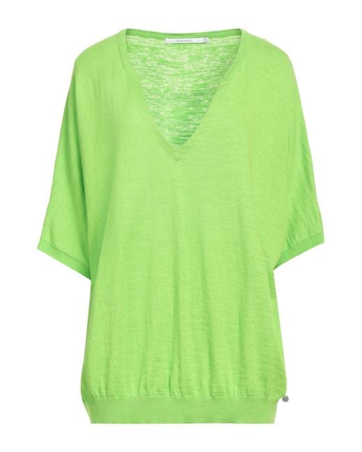 Xandres Green Light Sweater Cotton, Linen