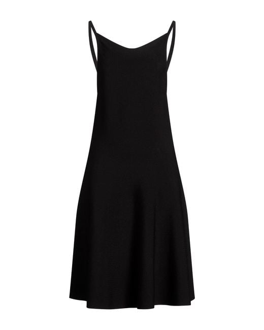 ELEH Black Mini Dress Viscose, Nylon