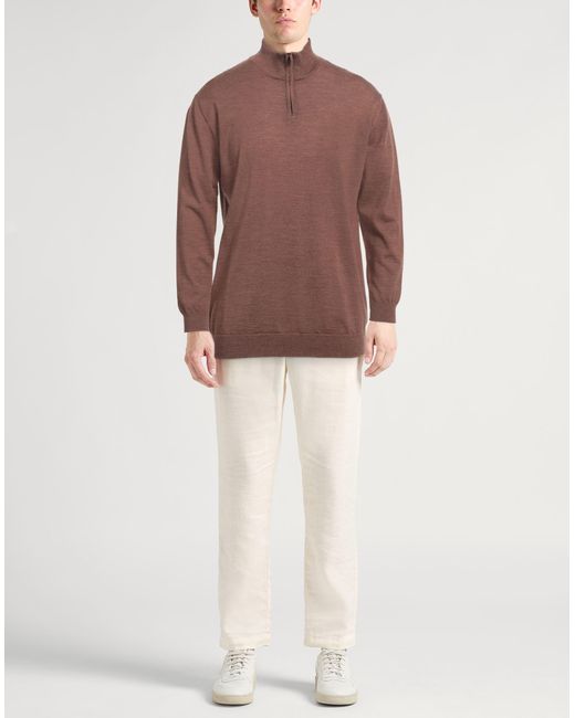 Daniele Fiesoli Rollkragenpullover in Brown für Herren